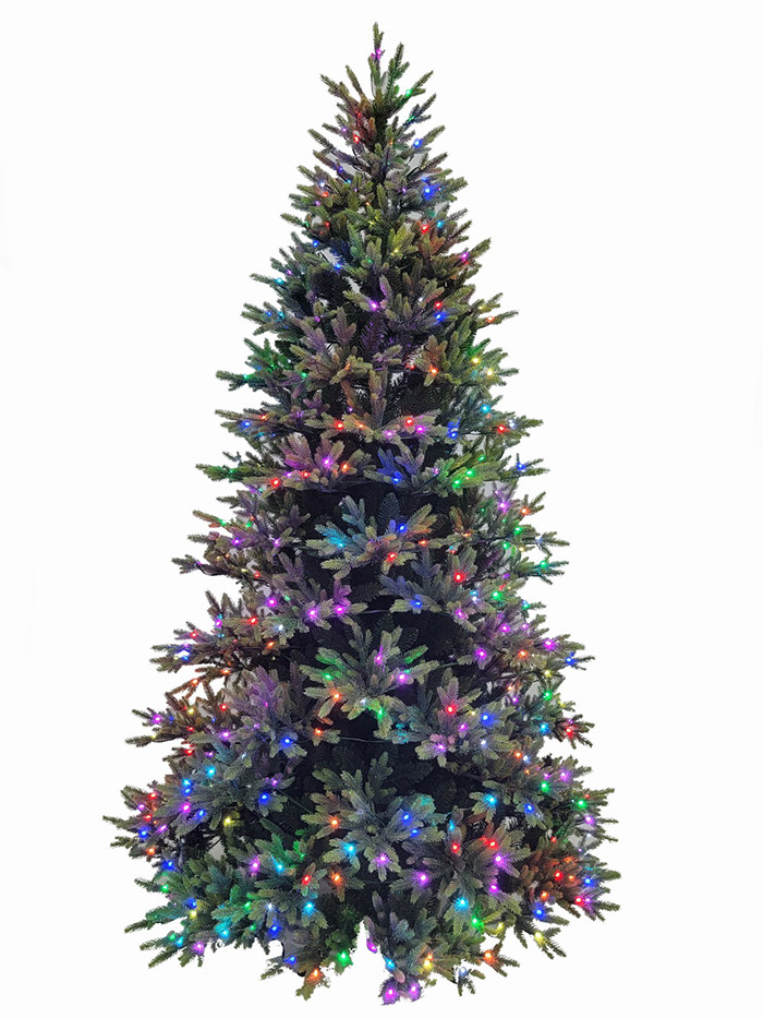 7.5FT RGB Lights Christmas Tree