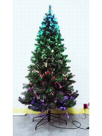 SYT60G117/6FT Led Pre-lit Promotion Fibre Optic Fancing Artificial Christmas Tree