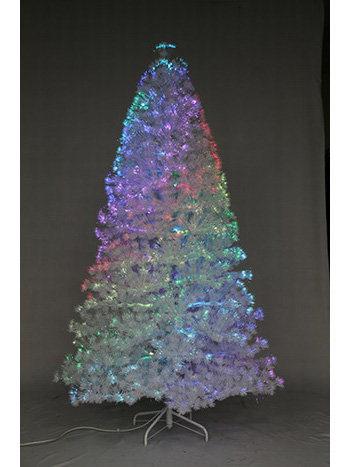 SYT76G043/7.5FT Led pre-lit Fiber optical Dancing Artificial Christmas Tree
