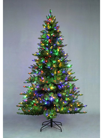 SYT76G077/7.5FT Balsam Spruce fir Artificial Christmas pre-lit tree